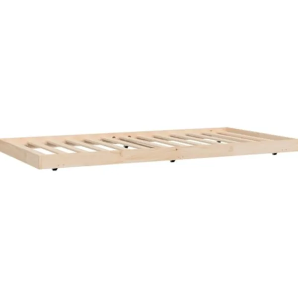 vidaXL Sängar>Sängram utan madrass 90x200 cm massiv furu