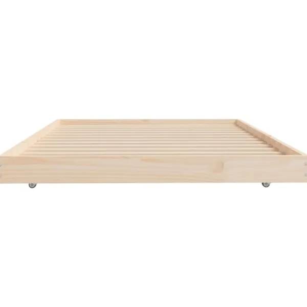 vidaXL Sängar>Sängram utan madrass 90x200 cm massiv furu