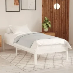 vidaXL Sängar>Sängram massiv furu 90x200 cm