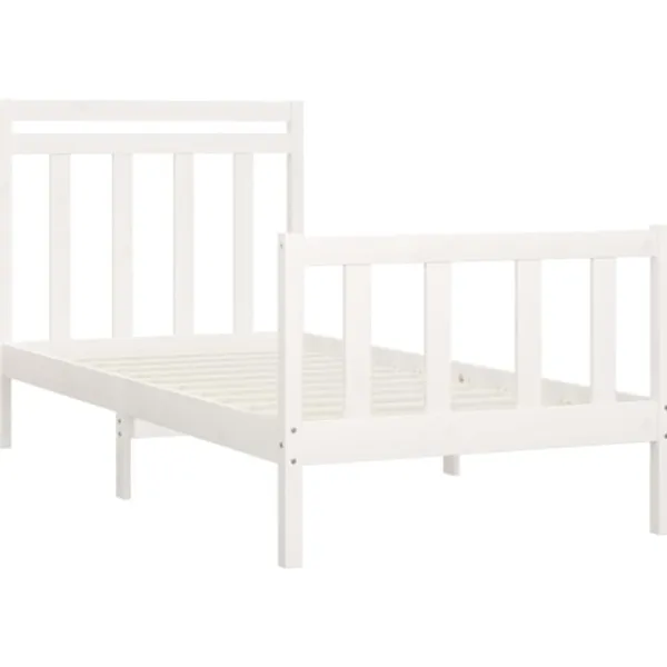 vidaXL Sängar>Sängram massiv furu 100x200 cm