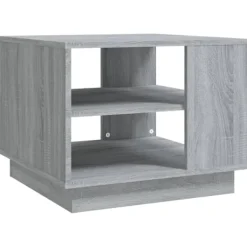 vidaXL Soffbord>Soffbord 2 st sonoma 55x55x43 cm konstruerat trä