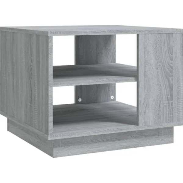vidaXL Soffbord>Soffbord 2 st sonoma 55x55x43 cm konstruerat trä