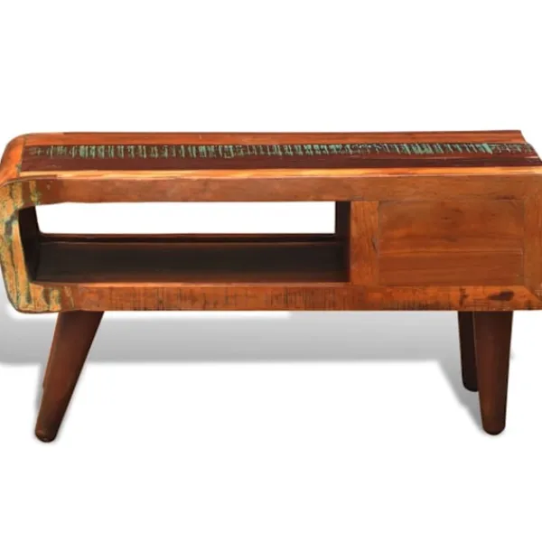 vidaXL Soffbord>Soffbord antik stil 90x45x45cm återvunnet trä