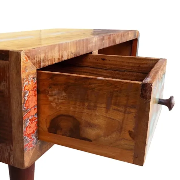 vidaXL Soffbord>Soffbord antik stil 90x45x45cm återvunnet trä