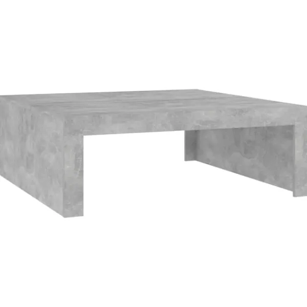 vidaXL Soffbord>Soffbord betong 100x100x35 cm konstruerat trä