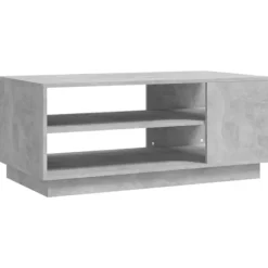 vidaXL Soffbord>Soffbord betong 102x55x43 cm konstruerat trä