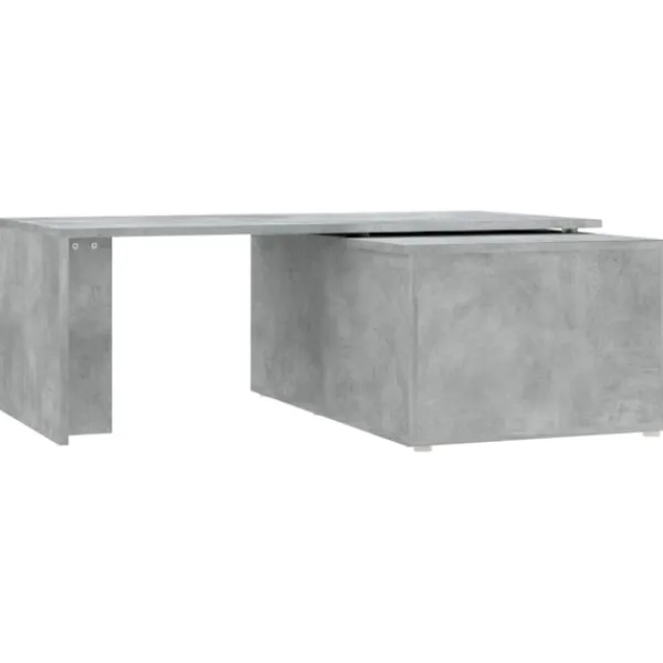 vidaXL Soffbord>Soffbord betong 150x50x35 cm konstruerat trä
