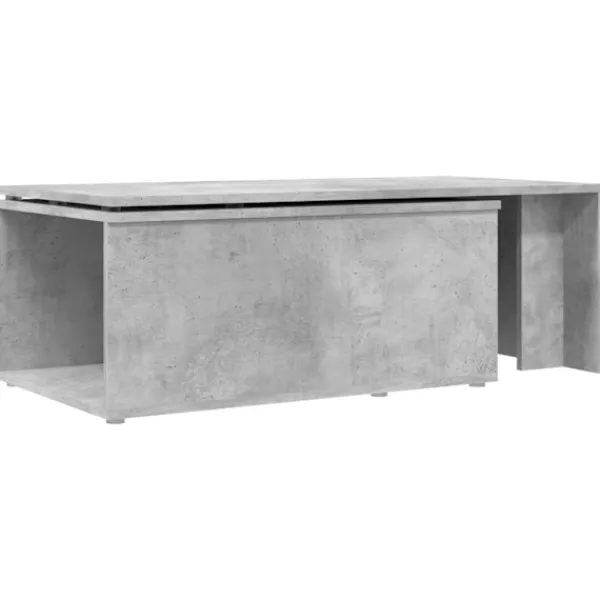 vidaXL Soffbord>Soffbord betong 150x50x35 cm konstruerat trä