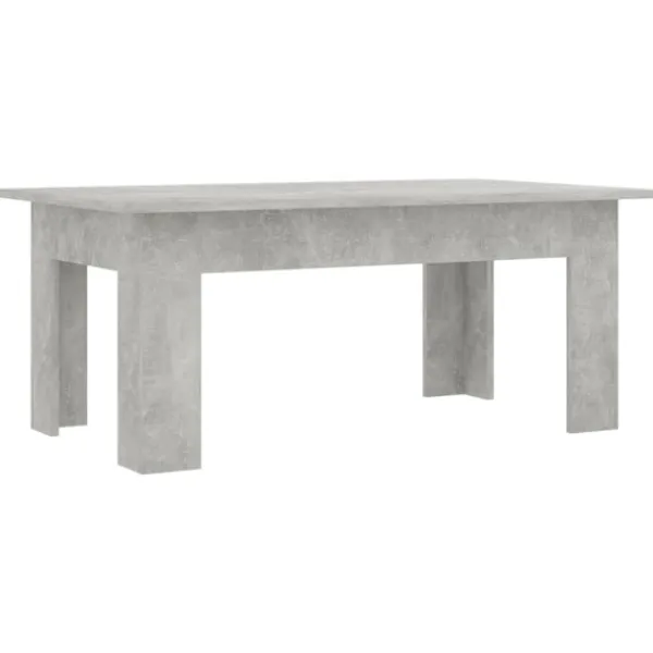 vidaXL Soffbord>Soffbord betong 100x60x42 cm konstruerat trä