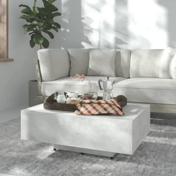 vidaXL Soffbord>Soffbord betong 85x55x31 cm konstruerat trä