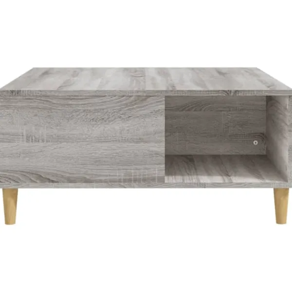 vidaXL Soffbord>Soffbord sonoma 80x80x36,5 cm konstruerat trä