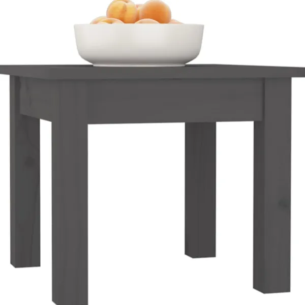 vidaXL Småbord>Soffbord 35x35x30 cm massiv furu