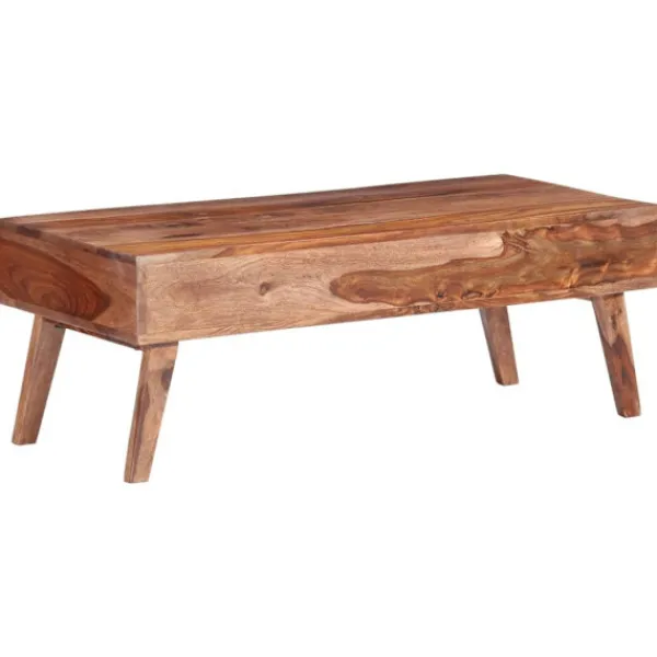 vidaXL Soffbord>Soffbord 110x50x40 cm massivt sheshamträ