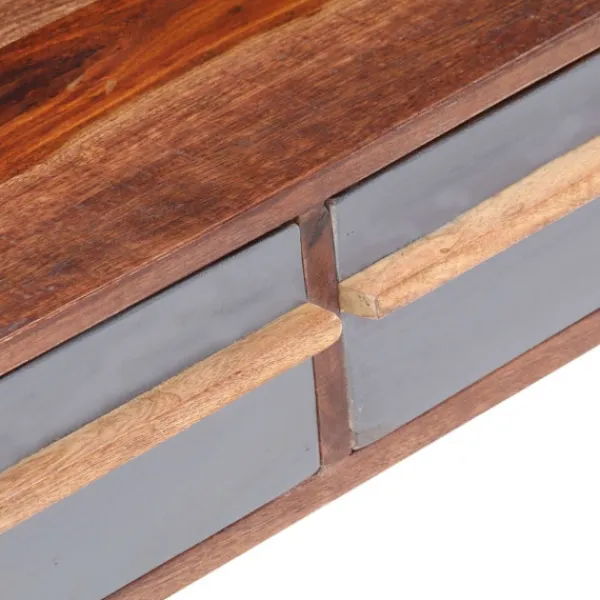 vidaXL Soffbord>Soffbord 110x50x40 cm massivt sheshamträ