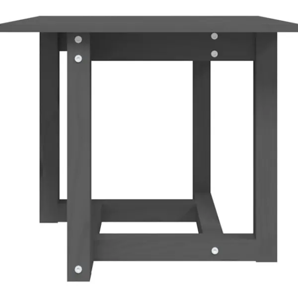 vidaXL Soffbord>Soffbord 50x50x45 cm massiv furu