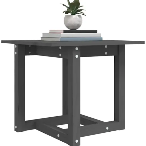 vidaXL Soffbord>Soffbord 50x50x45 cm massiv furu