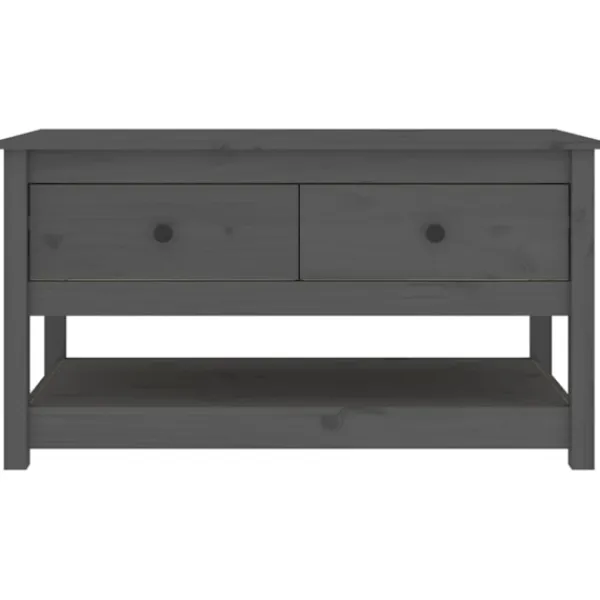 vidaXL Soffbord>Soffbord 102x49x55 cm massiv furu