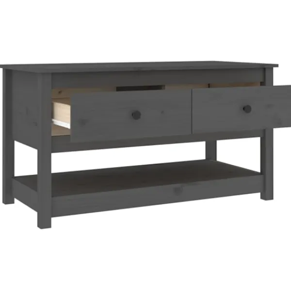 vidaXL Soffbord>Soffbord 102x49x55 cm massiv furu