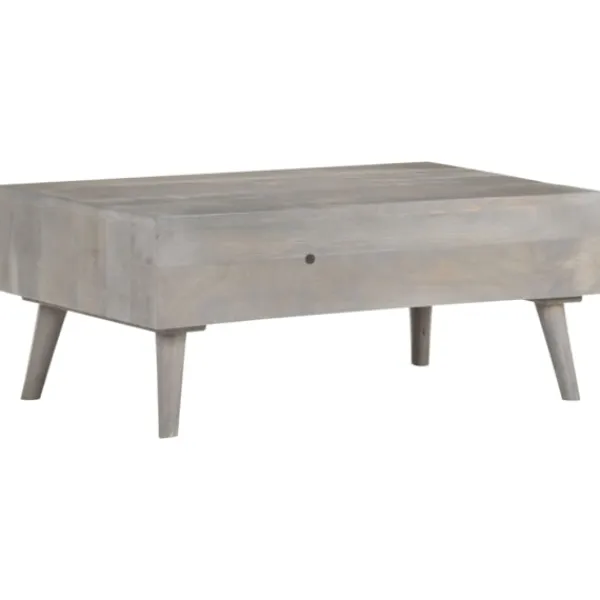 vidaXL Soffbord>Soffbord 100x60x40 cm massivt grovt mangoträ