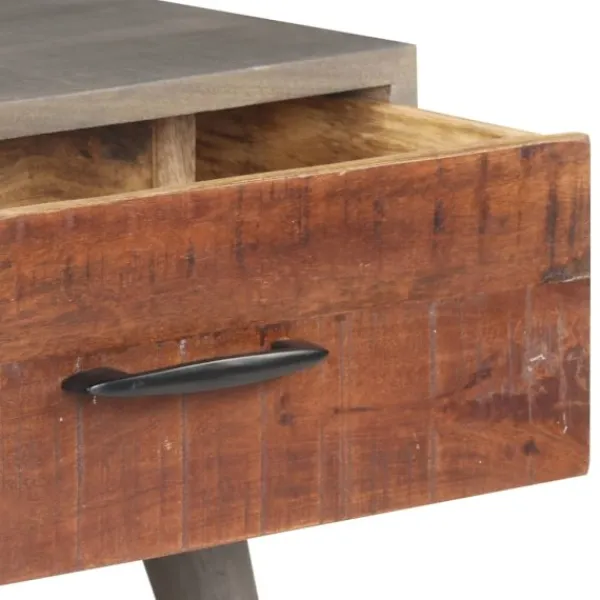 vidaXL Soffbord>Soffbord 100x60x40 cm massivt grovt mangoträ