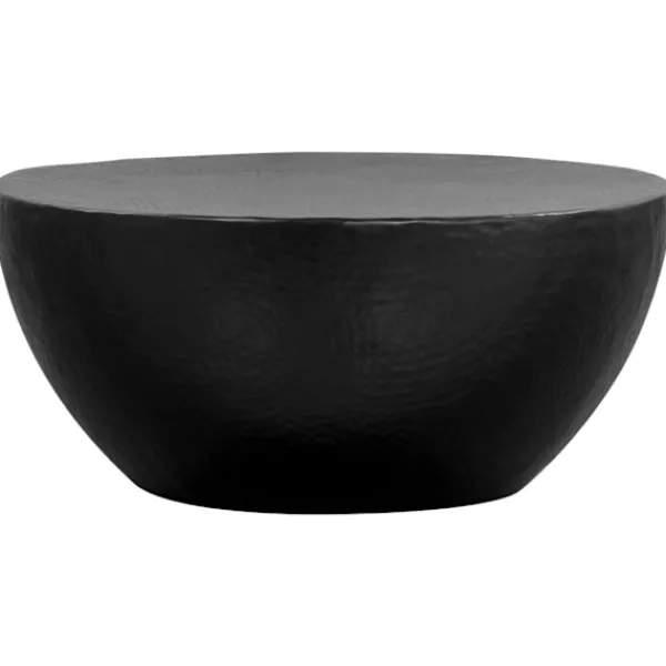 vidaXL Soffbord>Soffbord hamrad aluminium 70x30 cm