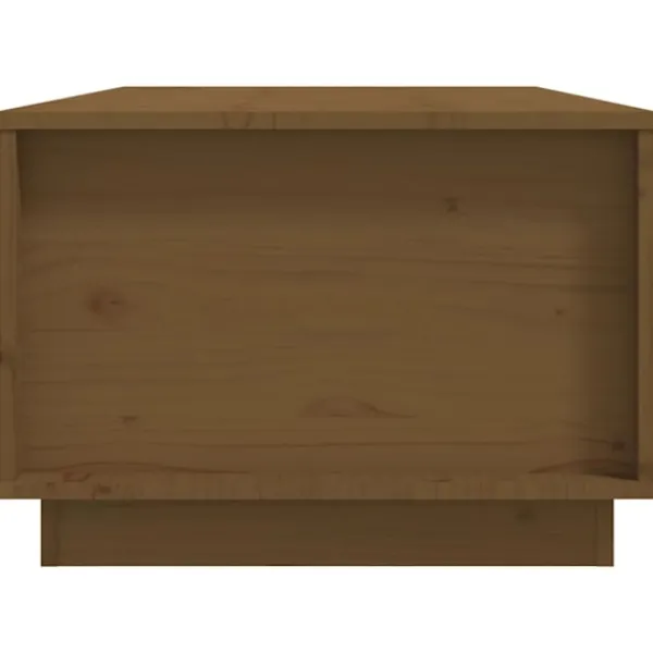 vidaXL Soffbord>Soffbord honungs 100x50x35 cm massiv furu