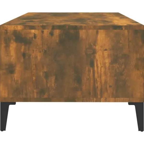 vidaXL Soffbord>Soffbord rökfärgad ek 90x50x36,5 cm konstruerat trä