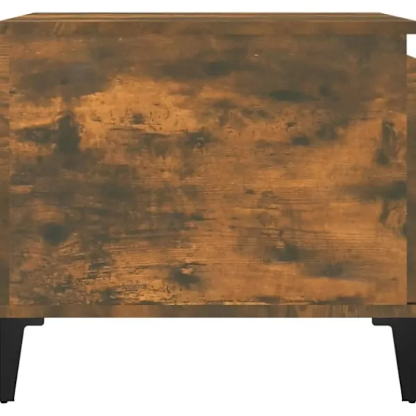 vidaXL Soffbord>Soffbord rökfärgad ek 100x50x45 cm konstruerat trä