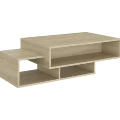 vidaXL Soffbord>Soffbord sonoma-ek 105x55x32 cm konstruerat trä