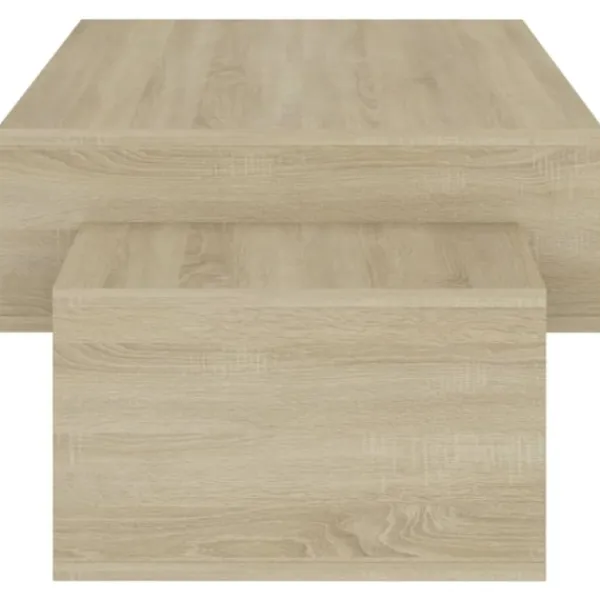 vidaXL Soffbord>Soffbord sonoma-ek 105x55x32 cm konstruerat trä