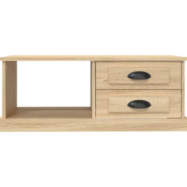 vidaXL Soffbord>Soffbord sonoma-ek 90x50x35 cm konstruerat trä
