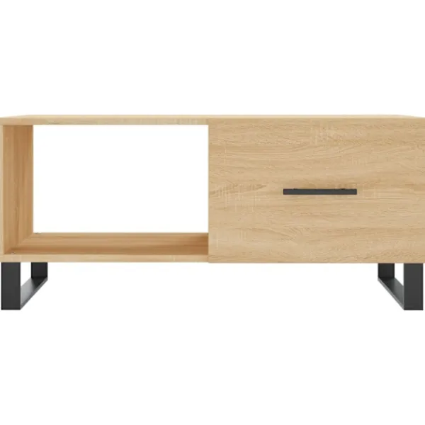 vidaXL Soffbord>Soffbord sonoma-ek 90x50x40 cm konstruerat trä