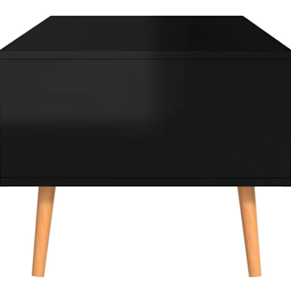 vidaXL Soffbord>Soffbord högglansig 100x49,5x43 cm spånskiva