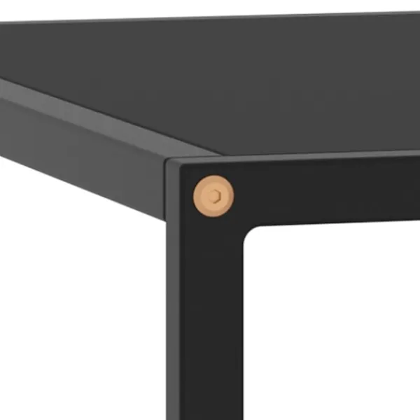 vidaXL Soffbord>Soffbord med glas 80x80x35 cm
