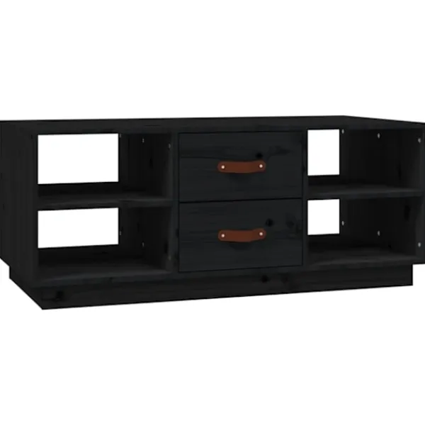 vidaXL Soffbord>Soffbord 100x50x41 cm massiv furu