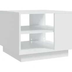 vidaXL Soffbord>Soffbord svart 55x55x43 cm konstruerat trä