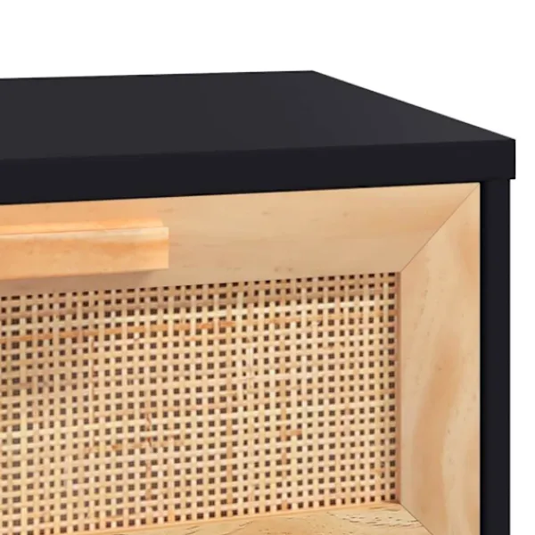 vidaXL Tv-Bänkar>Soffbord 80x40x30 cm konstruerat trä&massiv furu