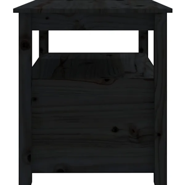 vidaXL Byråer>Soffbord 71x49x55 cm massiv furu