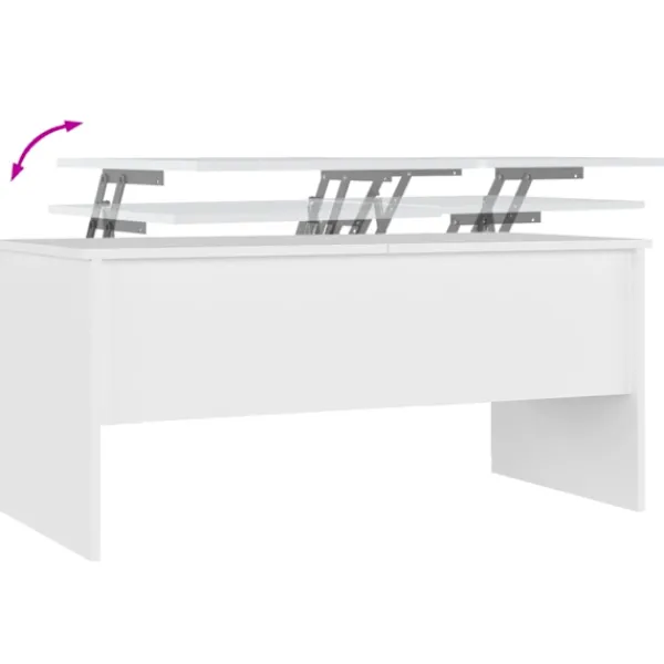 vidaXL Soffbord>Soffbord 102x50,5x46,5 cm konstruerat trä