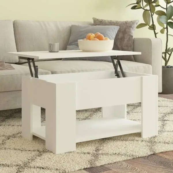 vidaXL Soffbord>Soffbord 79x49x41 cm konstruerat trä