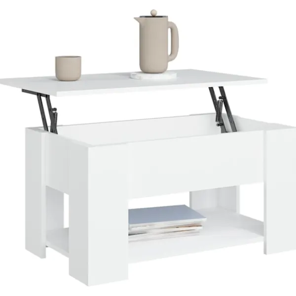 vidaXL Soffbord>Soffbord 79x49x41 cm konstruerat trä