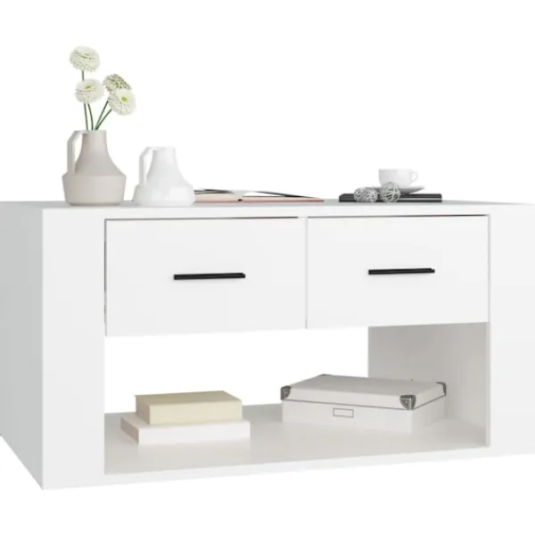 vidaXL Soffbord>Soffbord 80x50x40 cm konstruerat trä