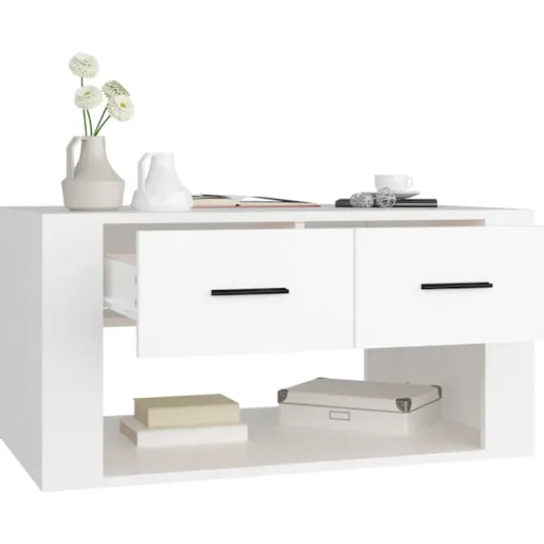 vidaXL Soffbord>Soffbord 80x50x40 cm konstruerat trä