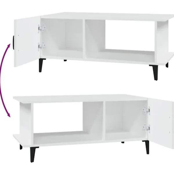 vidaXL Soffbord>Soffbord 90x50x40 cm konstruerat trä