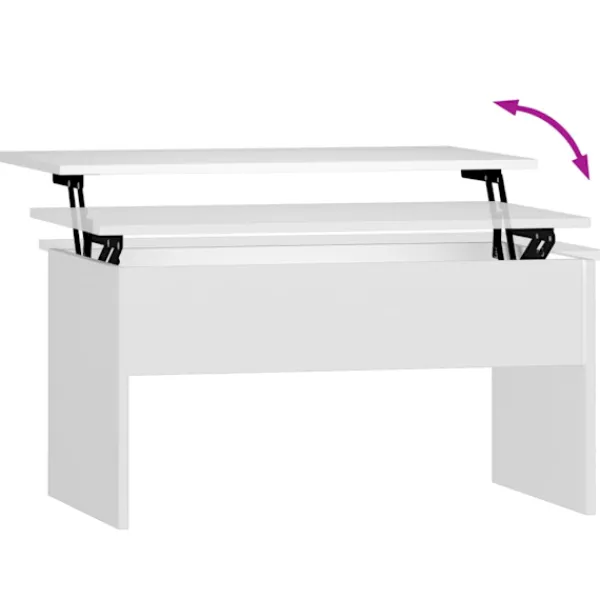 vidaXL Soffbord>Soffbord 80x50,5x41,5 cm konstruerat trä
