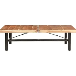 vidaXL Soffbord>Soffbord 142x90x42 cm massivt akaciaträ