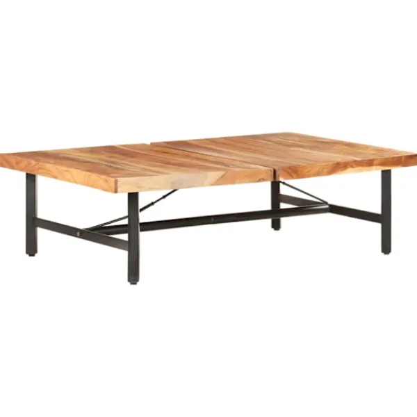 vidaXL Soffbord>Soffbord 142x90x42 cm massivt akaciaträ