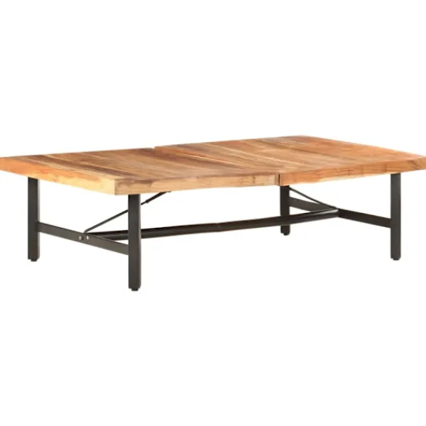 vidaXL Soffbord>Soffbord 142x90x42 cm massivt akaciaträ