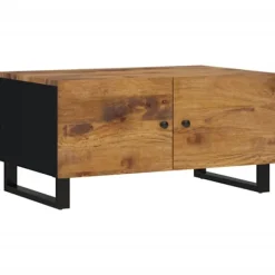 vidaXL Sideboards>Soffbord 80x50x40 cm massivt mangoträ och konstruerat trä