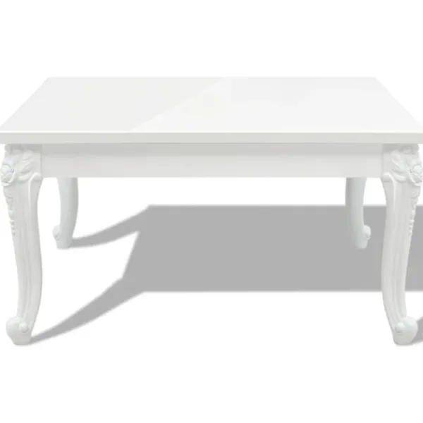 vidaXL Soffbord>Soffbord 80x80x42 cm högglans